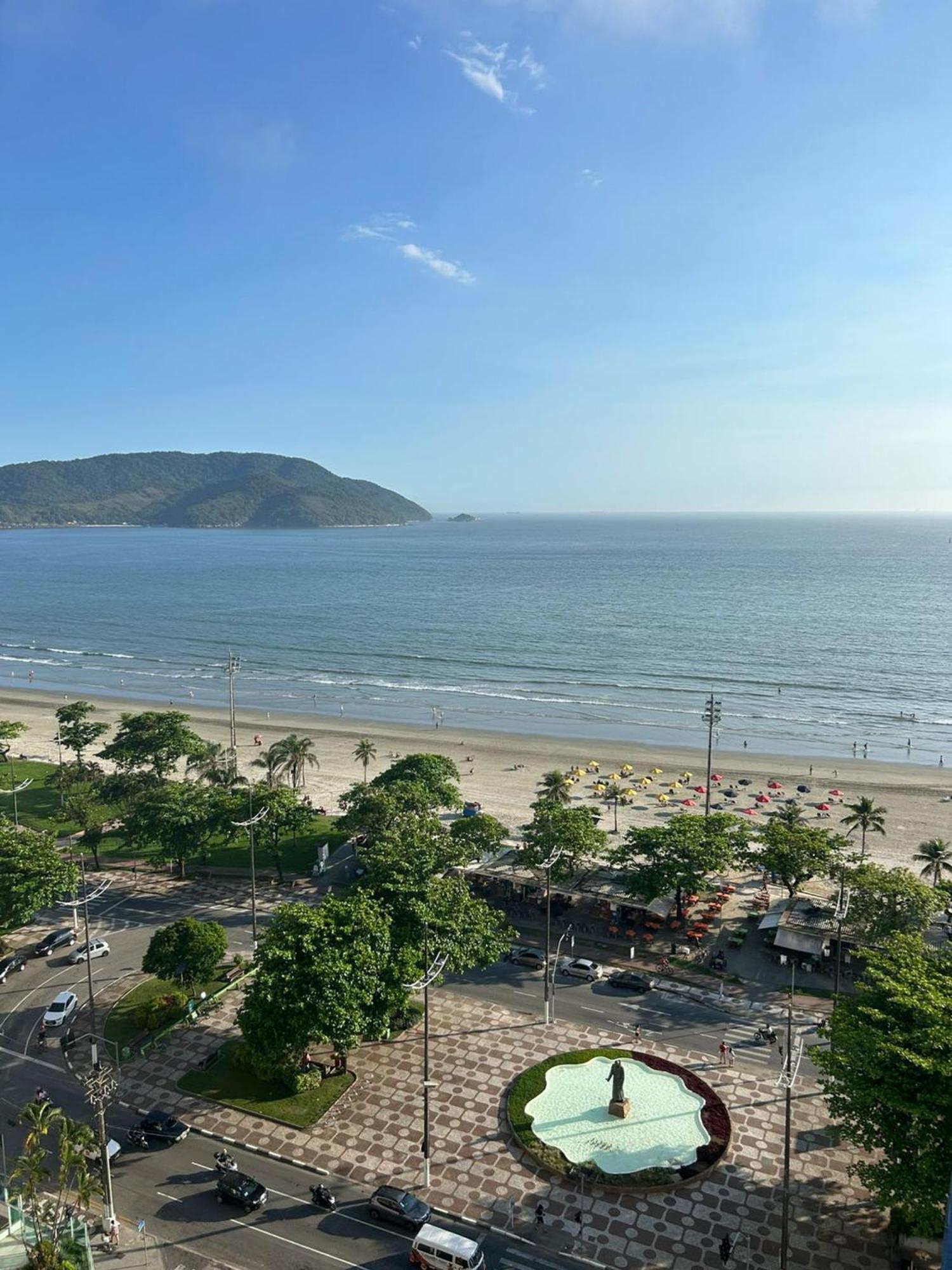 Apartamento Frente A Praia Do Embare Santos Extérieur photo